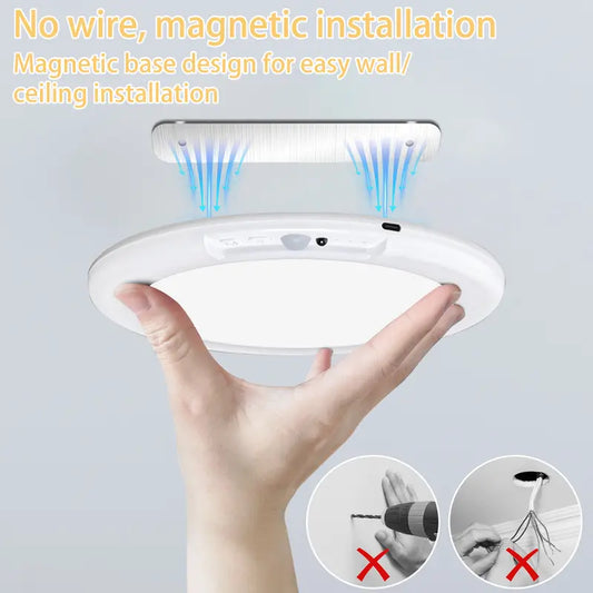 🔥Limited-time 49% off offer!💡Magnetic Motion Sensor Ceiling Light with Remote✨