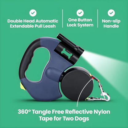 360° Double Dog Leash