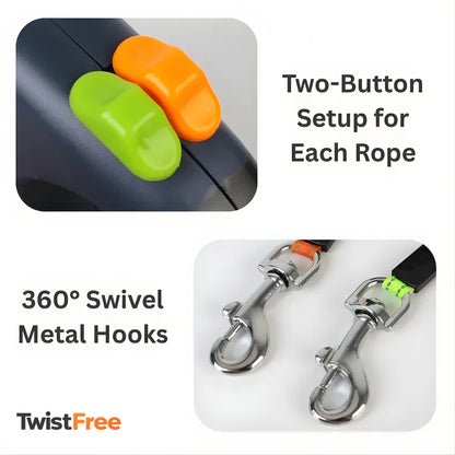 360° Double Dog Leash