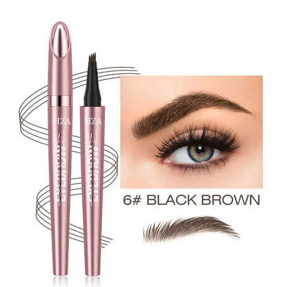 Buy 1, Get 1 Free🎁Micro-Fork Eyebrow Pencil: Waterproof, Natural Hair-Like Strokes & Long-Lasting