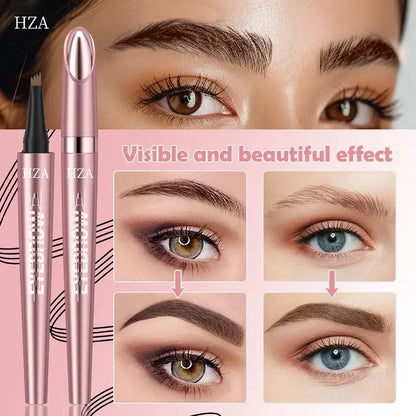 Buy 1, Get 1 Free🎁Micro-Fork Eyebrow Pencil: Waterproof, Natural Hair-Like Strokes & Long-Lasting