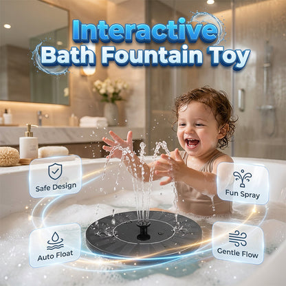 ⛲LAST DAY SPECIAL PRICE!💦Interactive Floating Solar Water Spray Toy