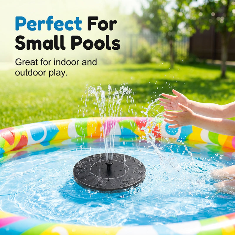⛲LAST DAY SPECIAL PRICE!💦Interactive Floating Solar Water Spray Toy