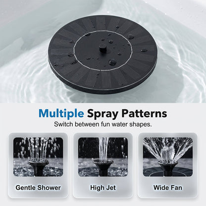 ⛲LAST DAY SPECIAL PRICE!💦Interactive Floating Solar Water Spray Toy