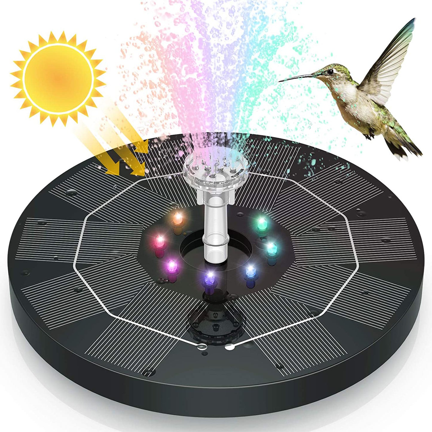 ⛲LAST DAY SPECIAL PRICE!💦Interactive Floating Solar Water Spray Toy