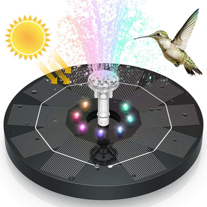 ⛲LAST DAY SPECIAL PRICE!💦Interactive Floating Solar Water Spray Toy
